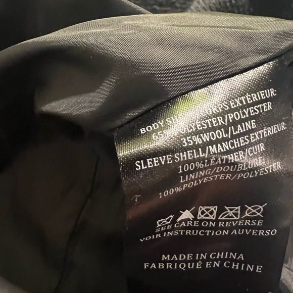 LF Los Angeles varsity jacket genuine leather NWT - Picture 7 of 8